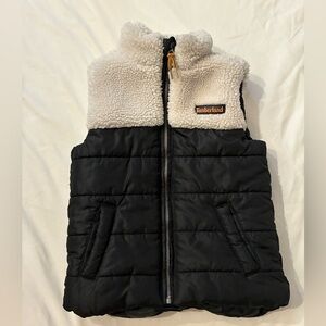 Timberland Kids Sherpa & Puffer Fleece Vest - Size 3T